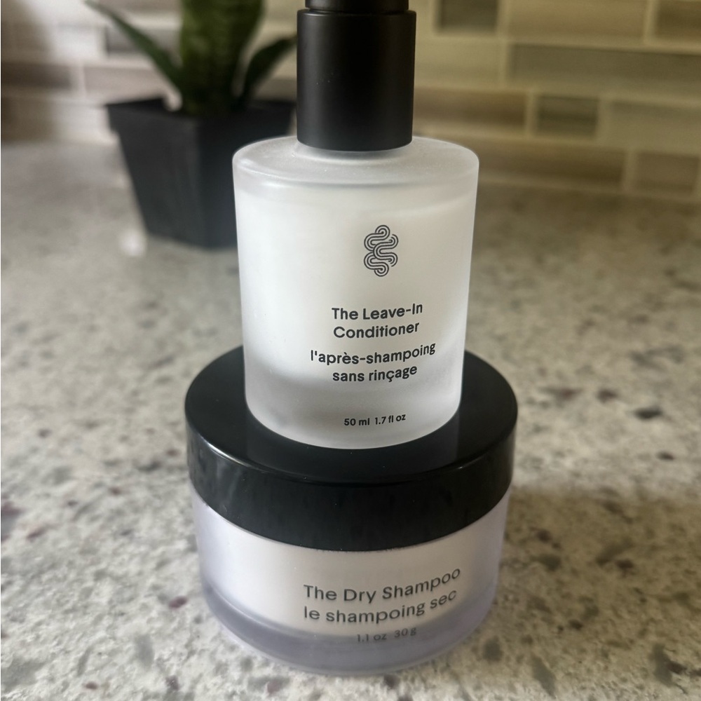 Crown Affair leave in conditioner and dry shampoo